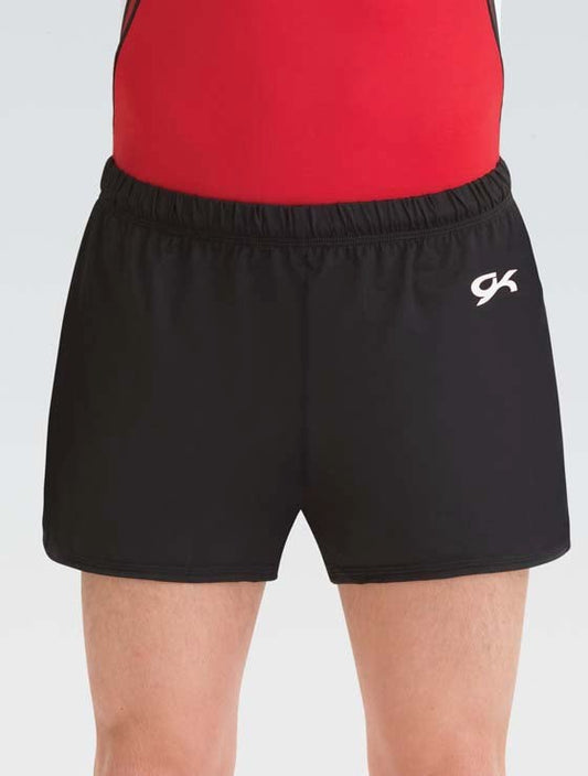 Men's Nylon/Spandex Long Shorts Black