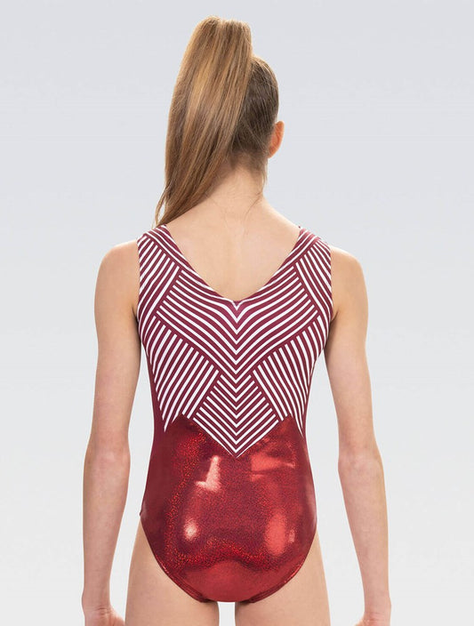 Chevron Stripe Workout Leotard