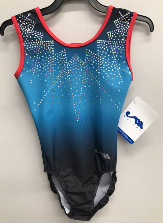 CM09 Black/ Blue/ Red Leotard