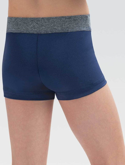 GK Heather Blue Sapphire Micro Mini Shorts