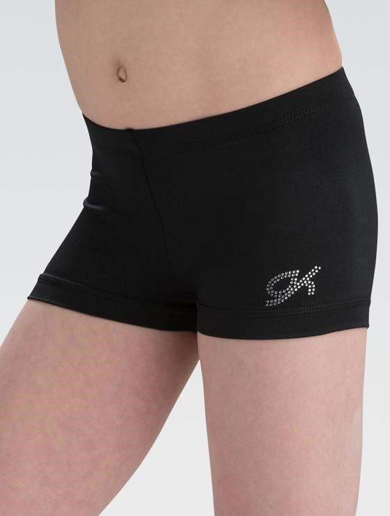 Jeweled GK Nylon/ Spandex Shorts
