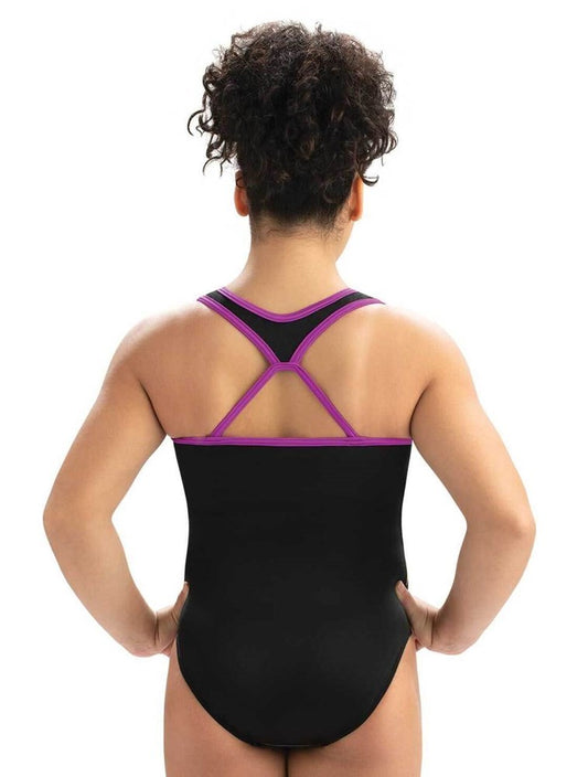 Laurie Hernandez Signature Collection Flower Power Strappy Racerback Leotard