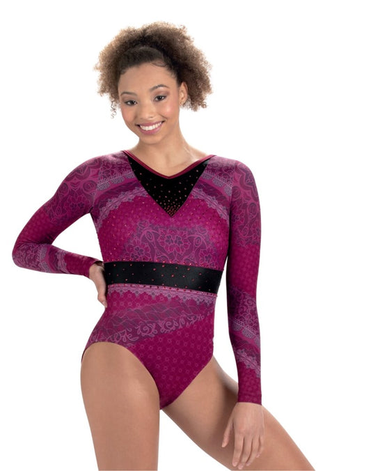 Delicate Lace Sublimated Competition Leotard