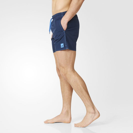 Short Leg Solid Water Short Navy