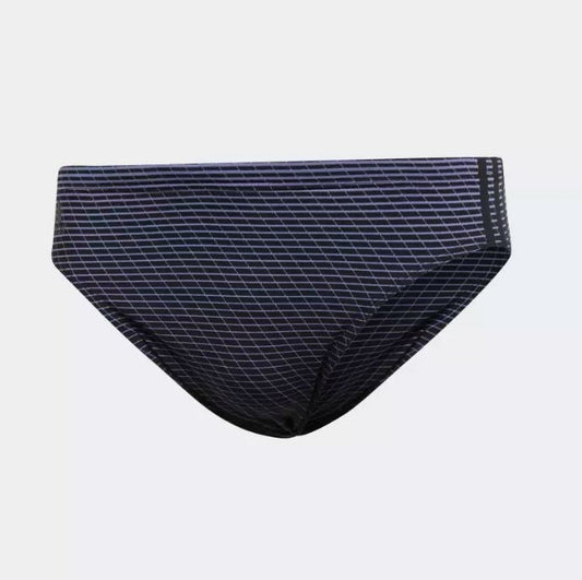 Performance 3 Stripe Print Trunk Raw Indigo/ Black