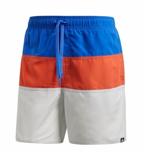 adidas Colour Block Swim Shorts (Blue/Amber/White)