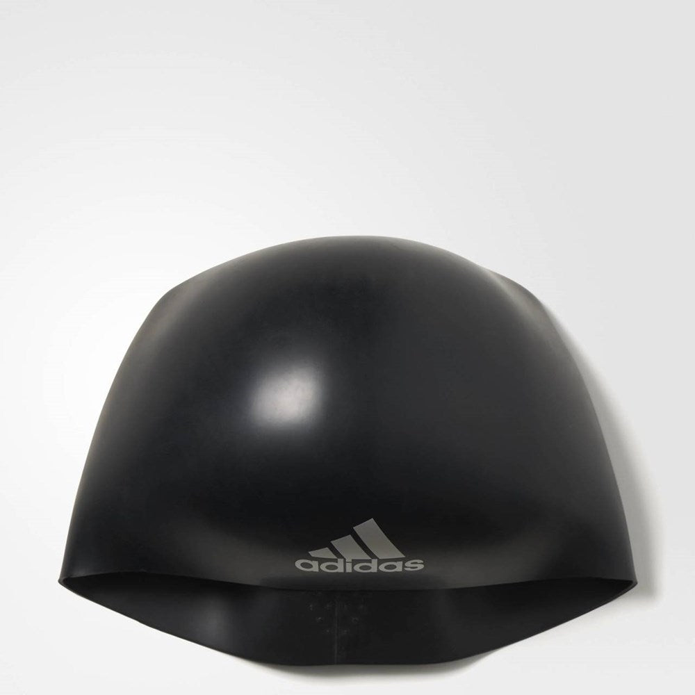 adidas 3D Silicone Swim Cap (Black)