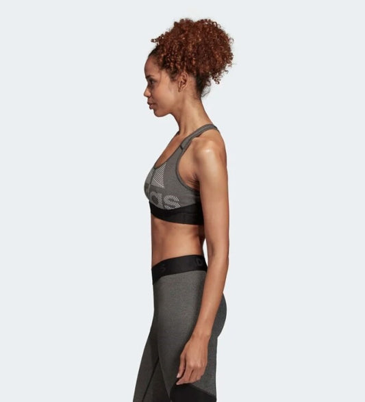 adidas womens Don't Rest Alphaskin Badge of Sport Bra Black/White X-Small :  : Clothing, Shoes & Accessories