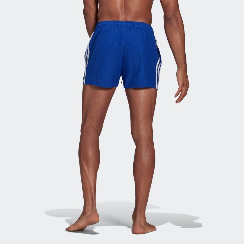 adidas Classic 3 Stripes Swim Shorts (Blue)