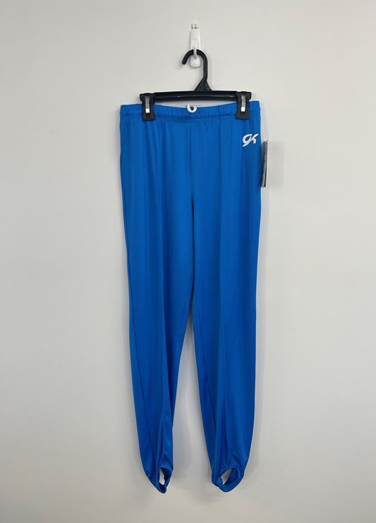 Men's Nylon/Spandex Gymnastics Pants Light Blue
