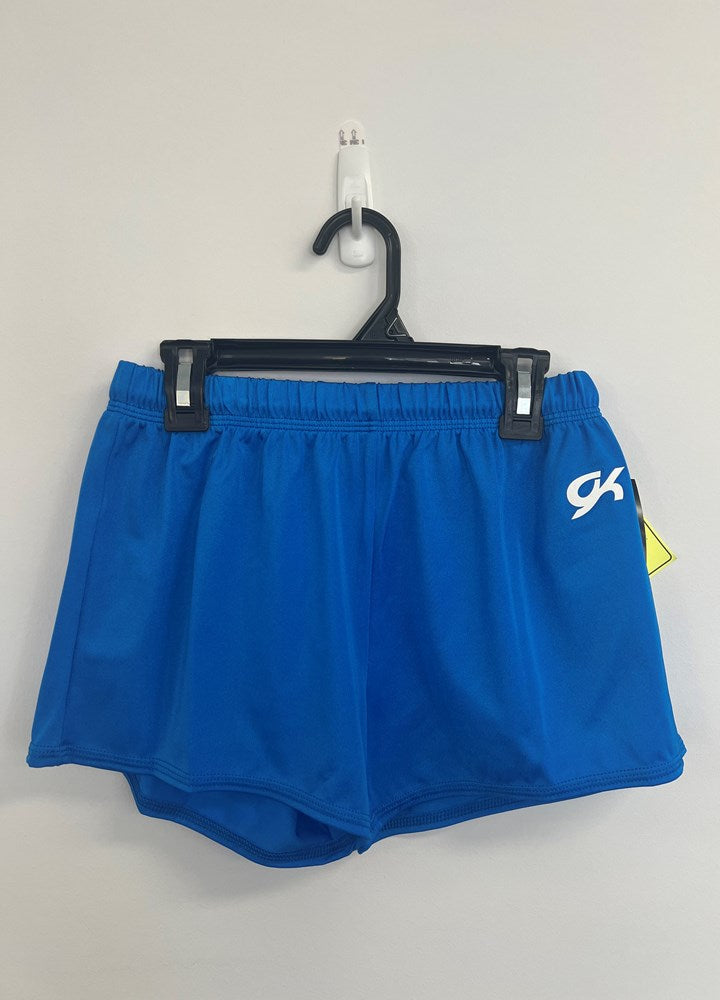 Men's Nylon/Spandex Gymnastics Shorts Light Blue