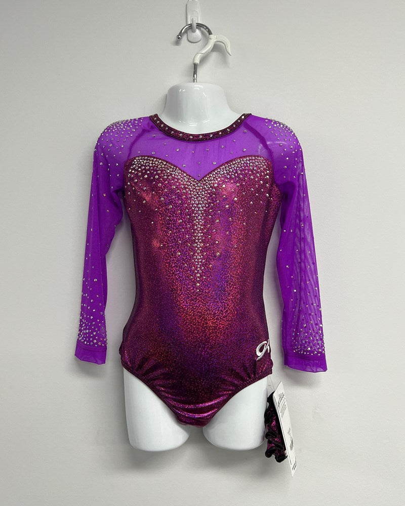 Purple Long sleeve Leotard