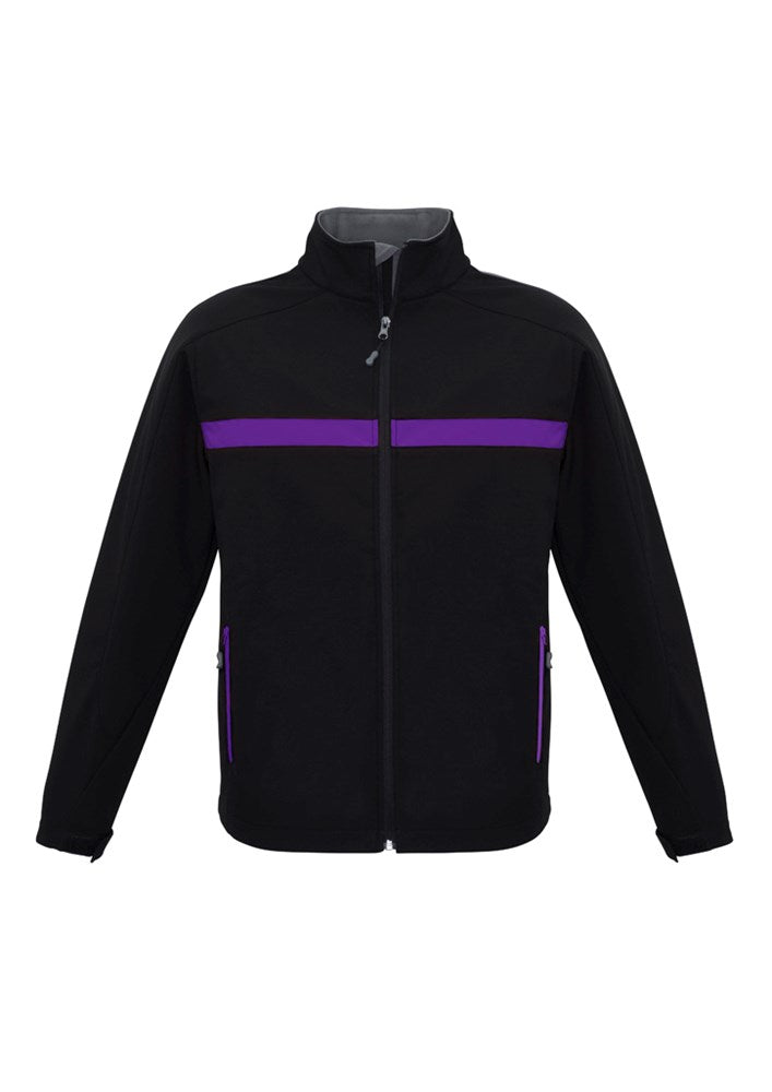 Unisex Charger Jacket Black/ Purple