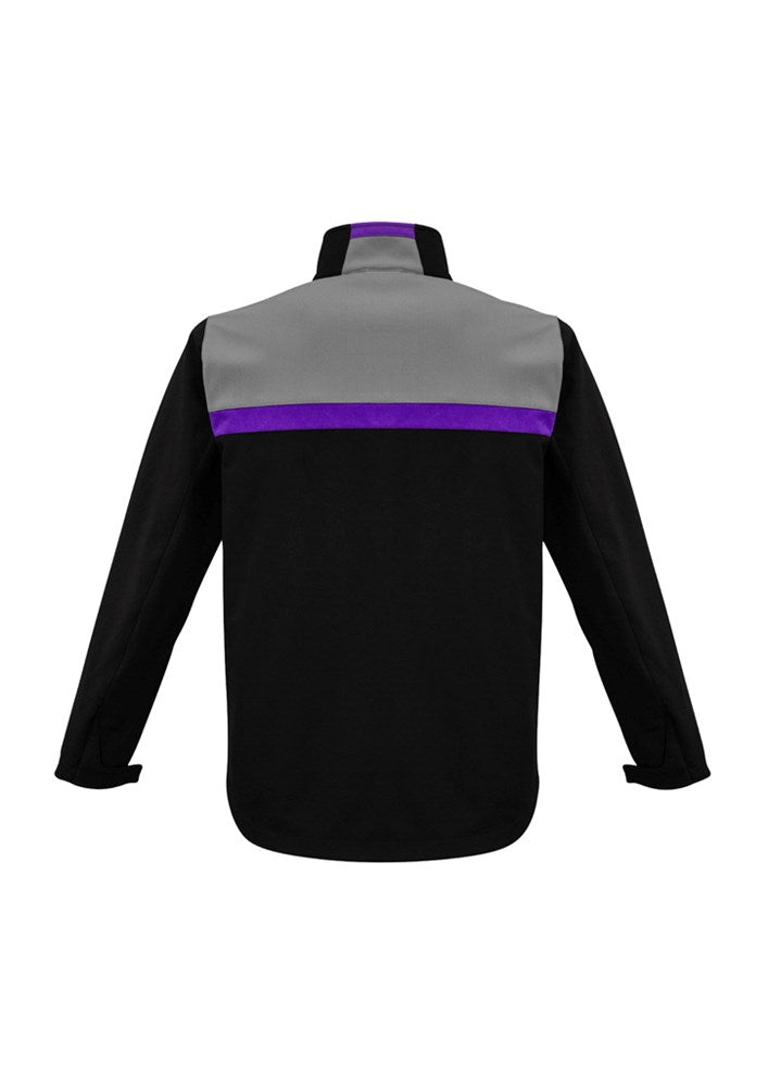 Unisex Charger Jacket Black/ Purple