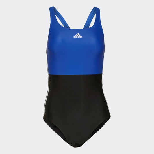 SH3.RO 3-Stripes Colourblock Swimsuit Black/ Royal Blue/ White