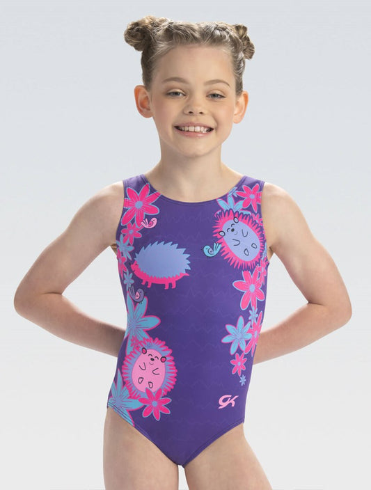 Happy Hedgehog Floral Workout Leotard