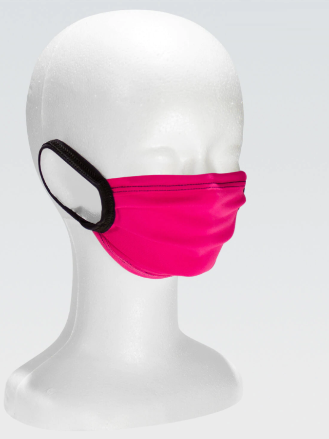 Reusable Fabric Pleated Face Mask With Ear Loops
