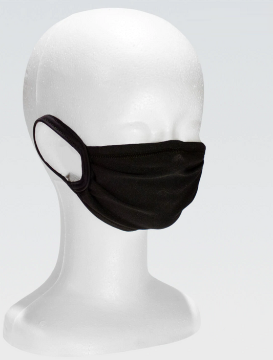 Reusable Fabric Pleated Face Mask With Ear Loops