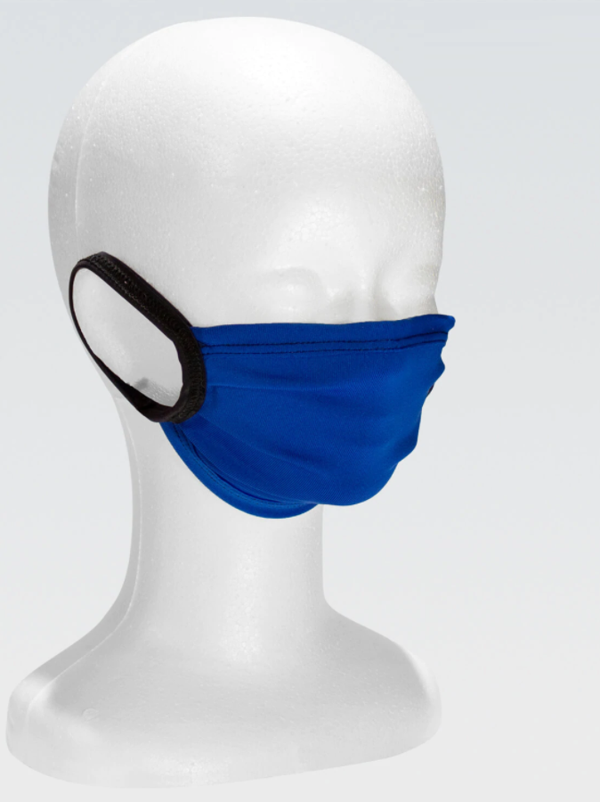 Reusable Fabric Pleated Face Mask With Ear Loops