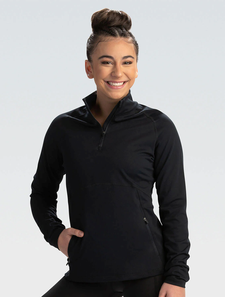 Fitted Quarter Zip With Pockets – Pro Sportswear
